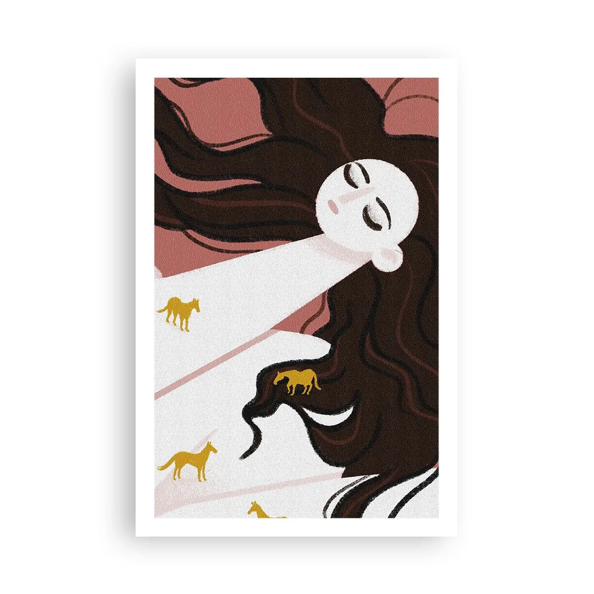 Poszter - Álom egy arany lóról - 61x91 cm