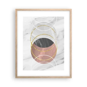 Poszter világos tölgy keretben - A szférák zenéje - 40x50 cm