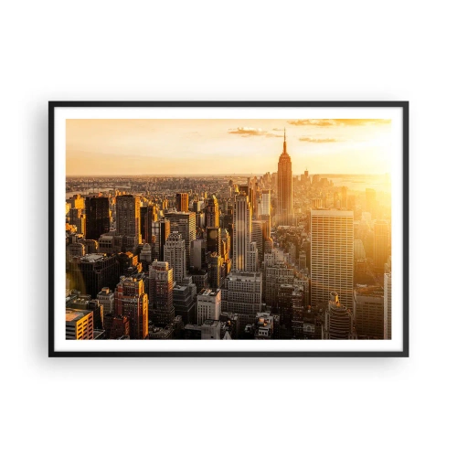 Poszter fehér keretben - Növekedni a napon - 100x70 cm