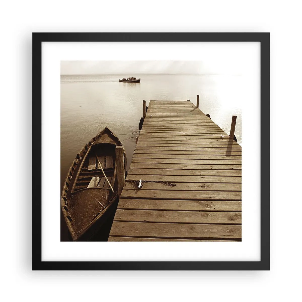 Poszter fehér keretben - Nagy béke - 40x40 cm