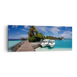 Vászonkép - A paradicsom mégis létezik - 140x50 cm