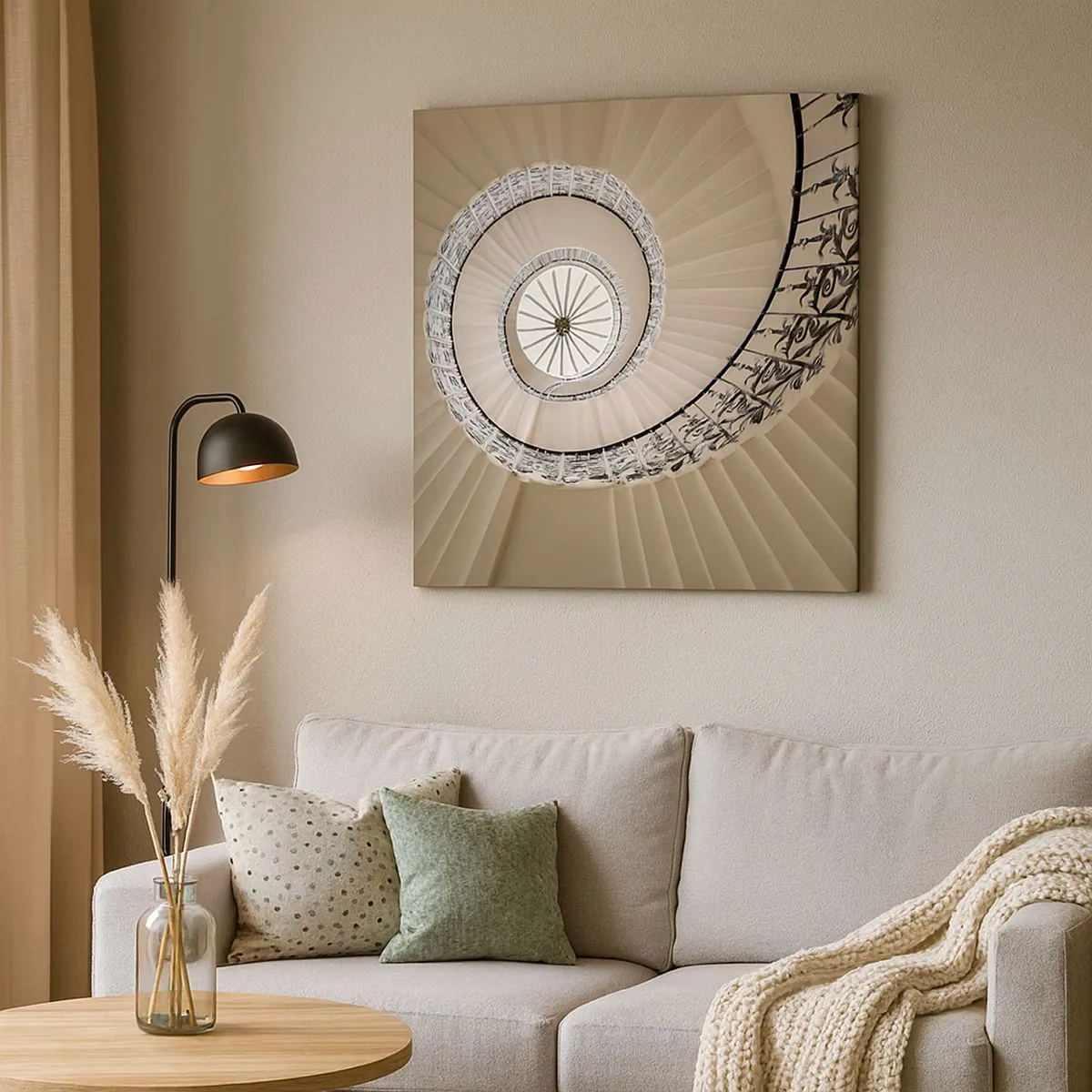 Vászonkép - Egy kagyló közepén - 30x30 cm