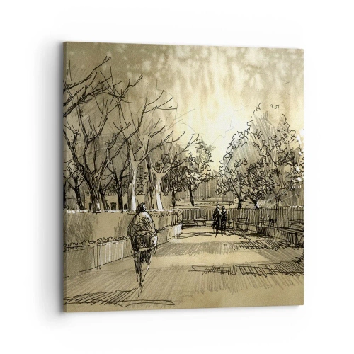 Vászonkép - Egy tollal megállított pillanat - 70x70 cm