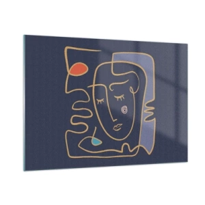 Üveg kép - Álmodozásban - 100x70 cm