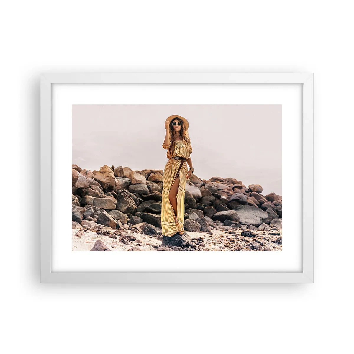 Poszter fekete keretben - A kövek varázsa - 40x30 cm