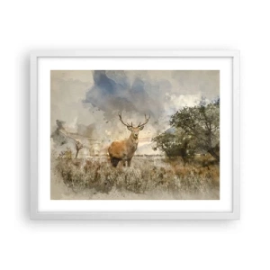 Poszter fekete keretben - Becsület – erő – méltóság - 50x40 cm