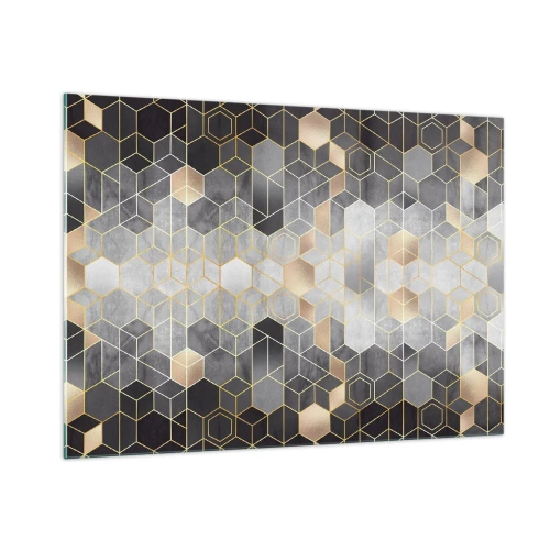 Üveg kép - Gyémánt kompozíció - 100x70 cm