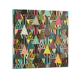 Üveg kép - Hármas ritmusban - 60x60 cm