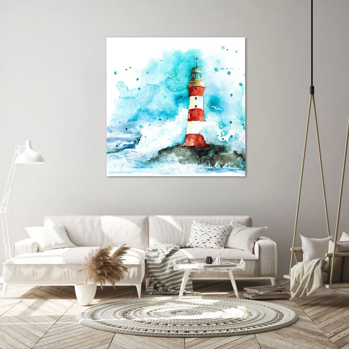 Vászonkép - Az elemek egysége - 70x70 cm