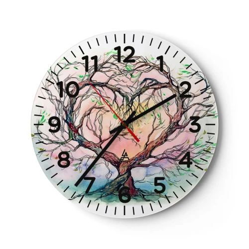 Falióra, Óra - Együtt a viharok ellen - 40x40 cm