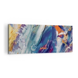Vászonkép - Színkavalkád - 100x40 cm