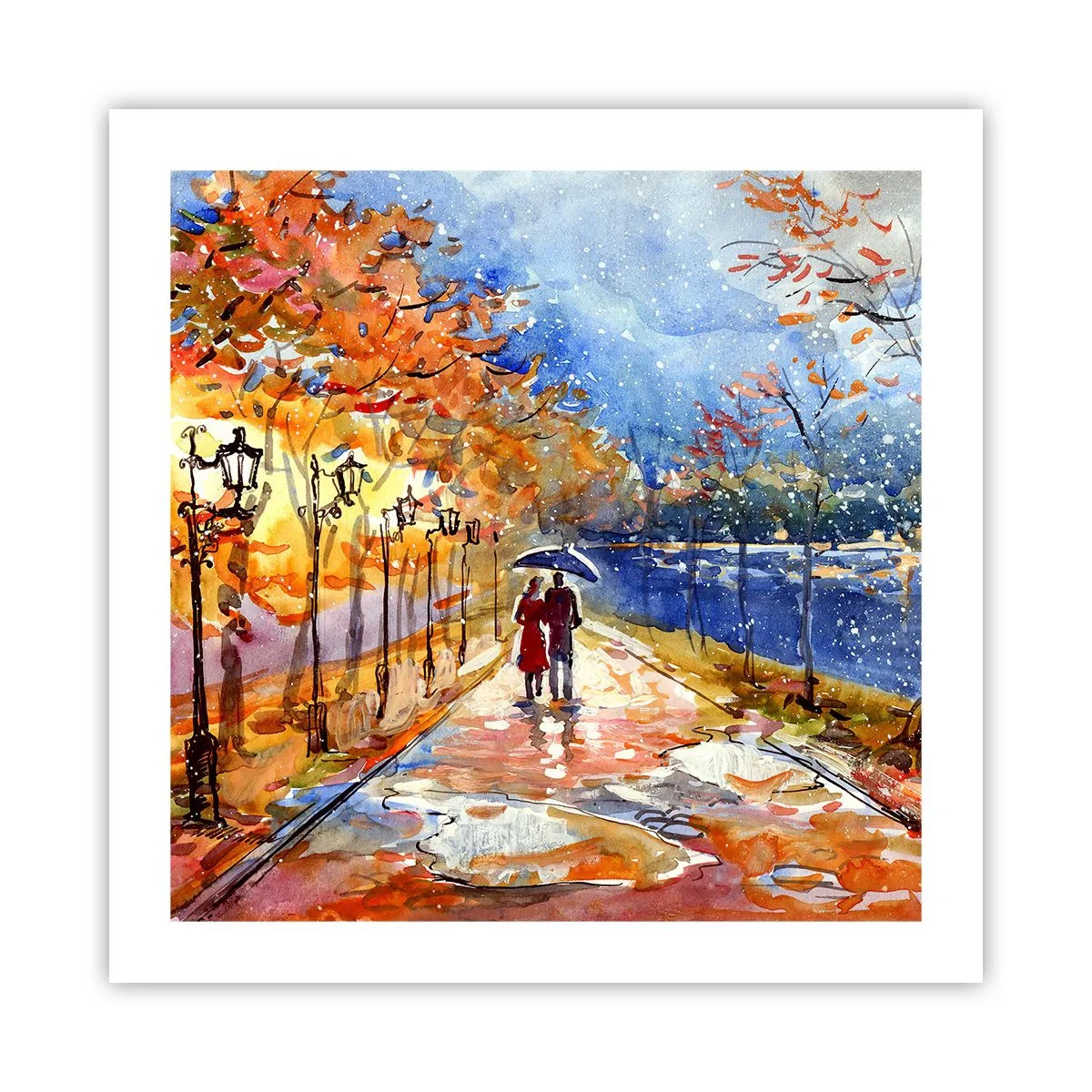 Poszter - Együtt az idő határáig - 50x50 cm