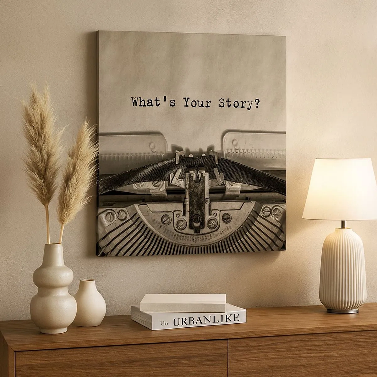 Vászonkép - Meséld el - 30x30 cm