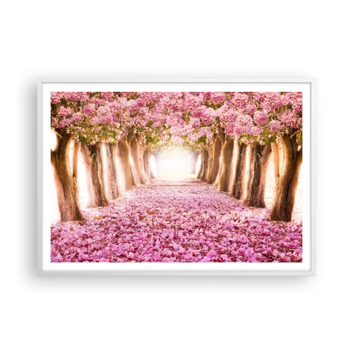 Poszter fekete keretben - Út a paradicsomba - 100x70 cm