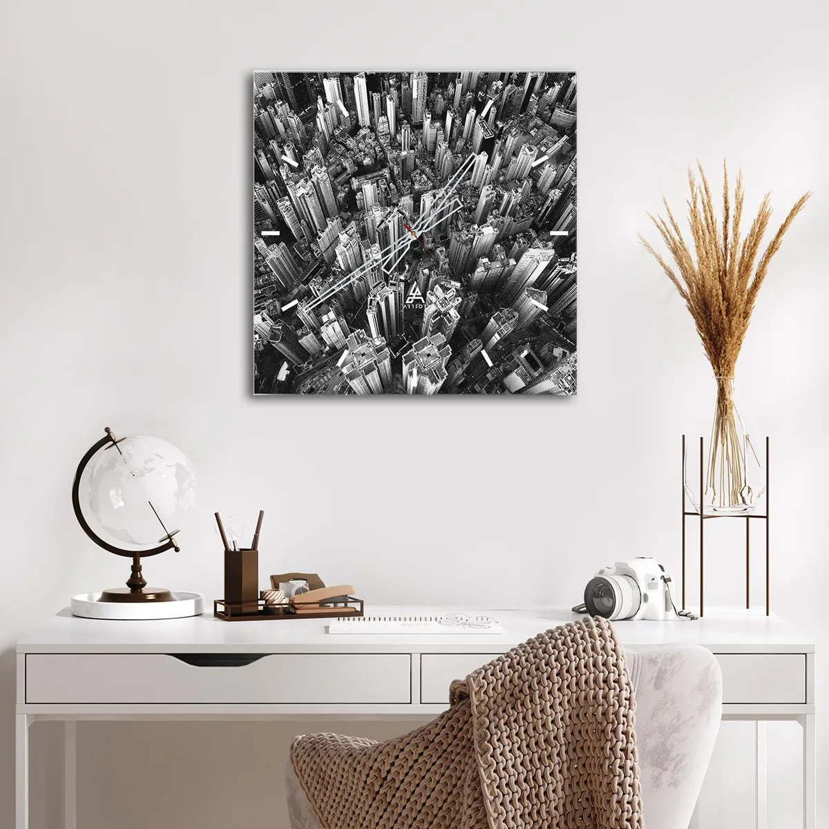 Falióra, Óra - Továbbra is feljebb és feljebb - 40x40 cm