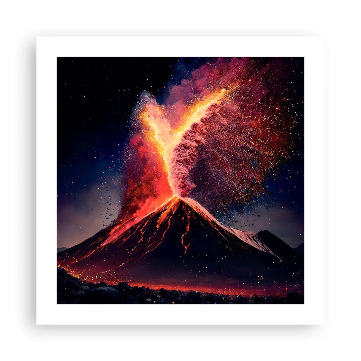 Poszter - Szépség és horror - 50x50 cm