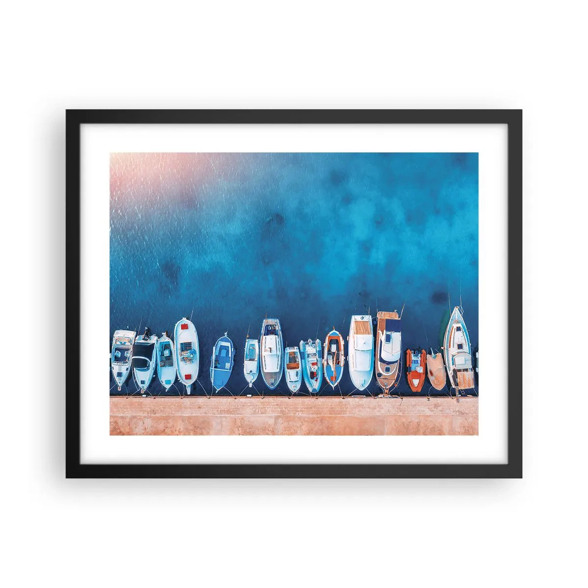 Poszter fehér keretben - Egy sorban - 50x40 cm