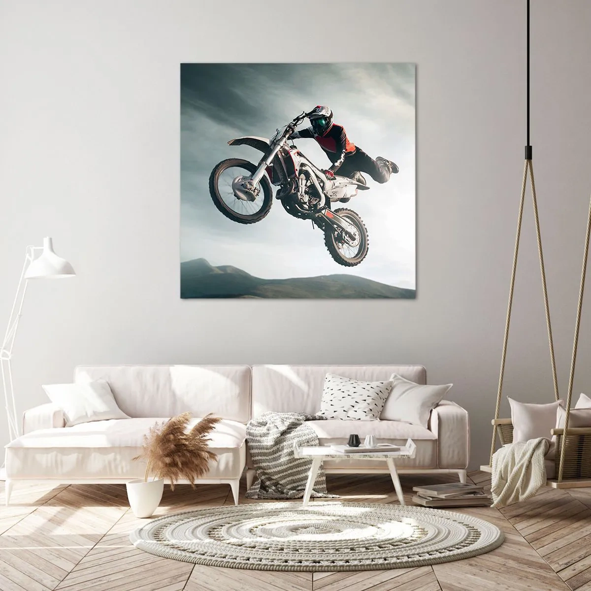 Vászonkép - Nincs szórakozás kockázat nélkül - 70x70 cm