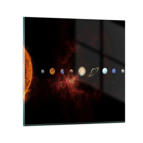 Üveg kép - A szomszédságunk - 40x40 cm