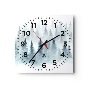 Falióra, Óra - Ködbe burkolózva - 40x40 cm