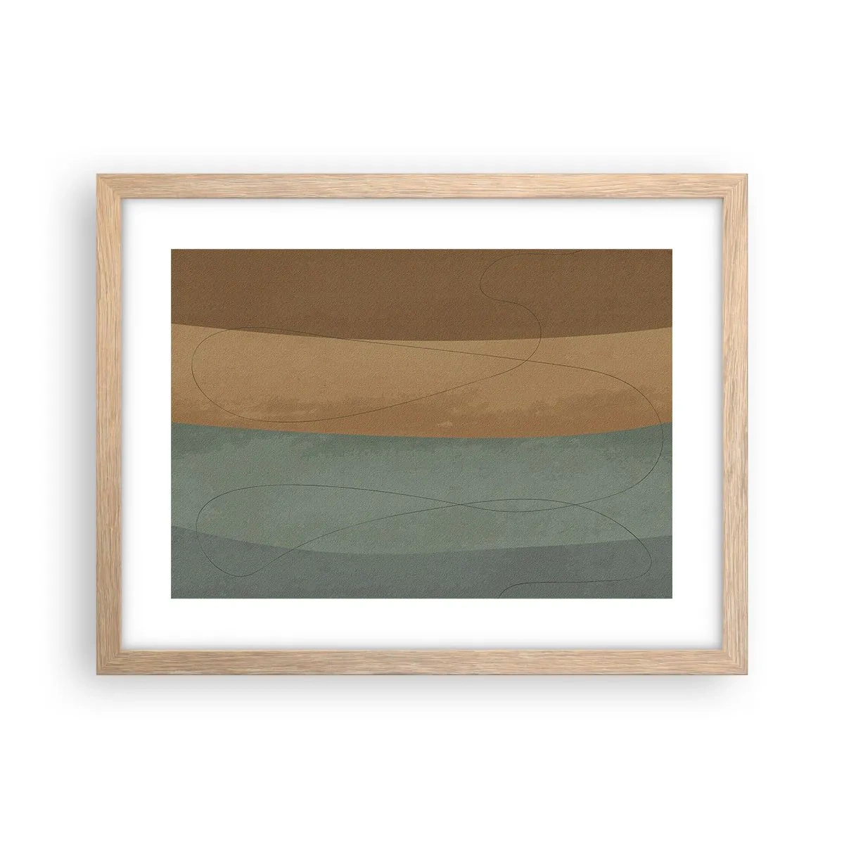 Poszter világos tölgy keretben - Vízszintes kompozíció - 40x30 cm