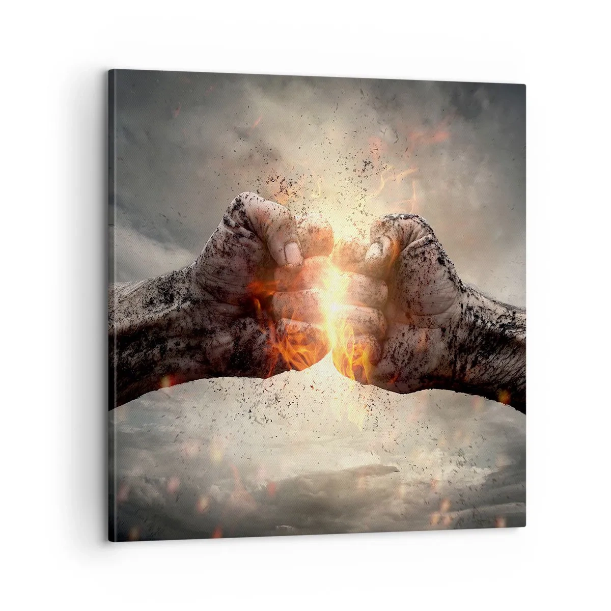 Vászonkép - Harcolj - 60x60 cm