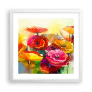 Poszter fekete keretben - Nem csak piros - 40x40 cm