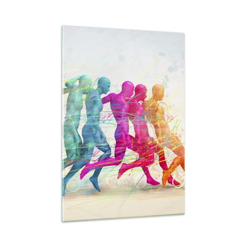 Üveg kép - A mozgás harmóniája - 50x70 cm