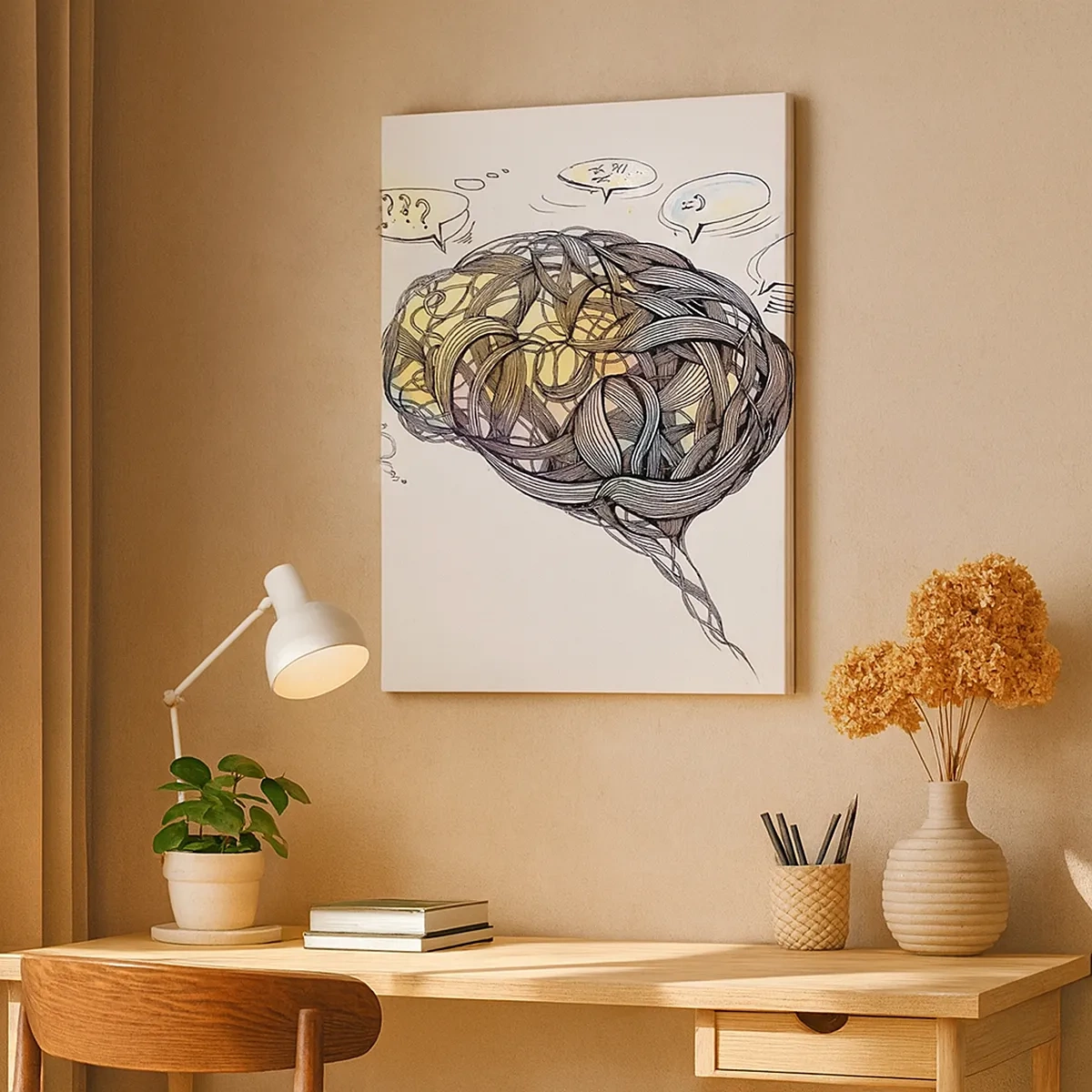 Vászonkép - Ember - nagy rejtvény - 50x70 cm