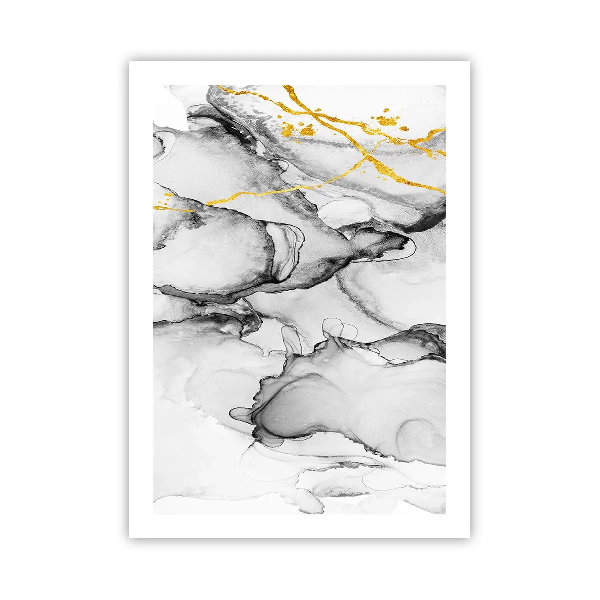 Poszter - Arany motívumú kompozíció - 50x70 cm