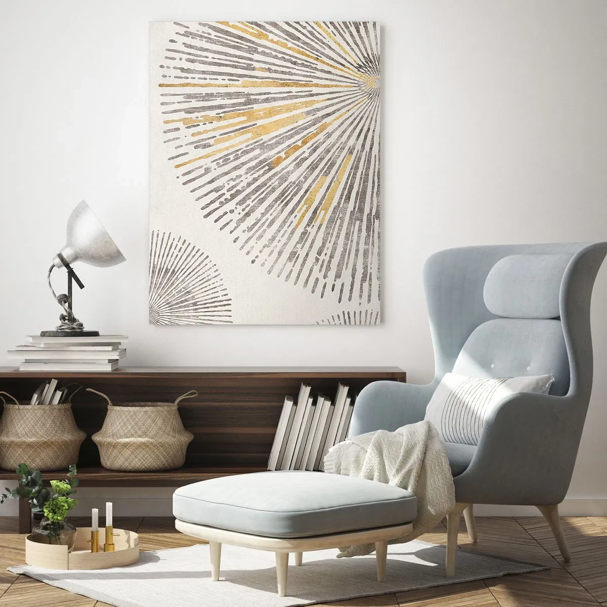 Üveg kép - A sugár szépsége - 50x70 cm