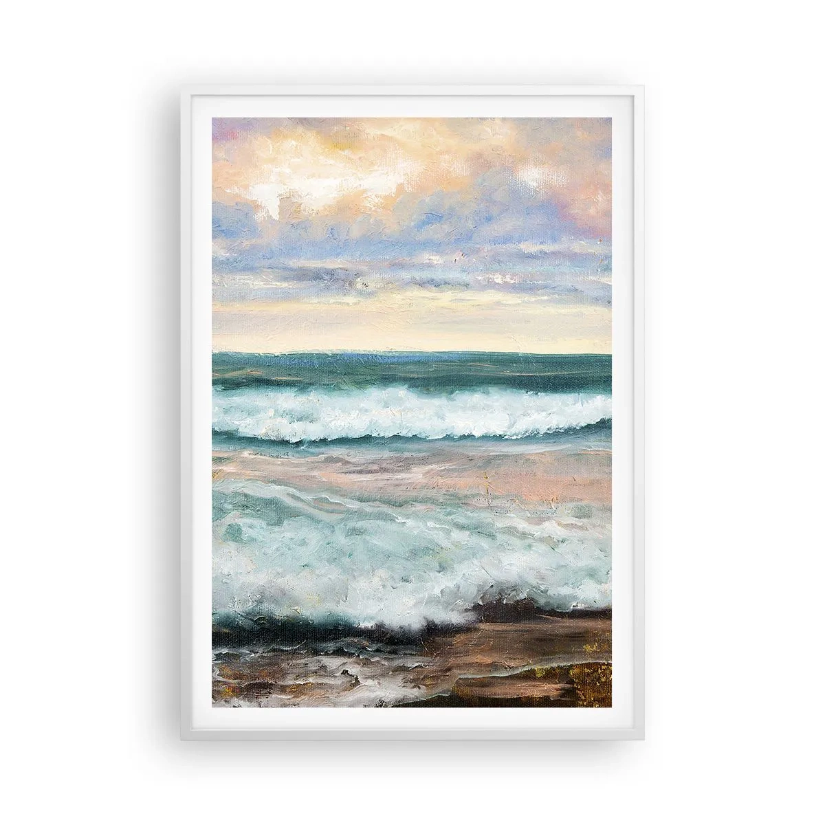 Poszter fekete keretben - Itt kisimítod a lelked - 70x100 cm