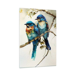 Üveg kép - Megsértődött? - 70x100 cm