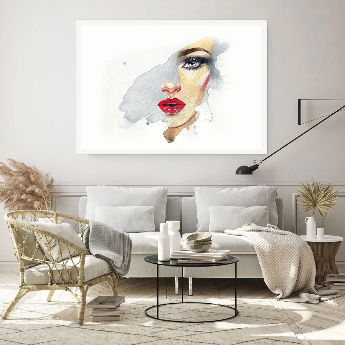 Poszter - Egy vízcsepp tükörkép  - 70x50 cm