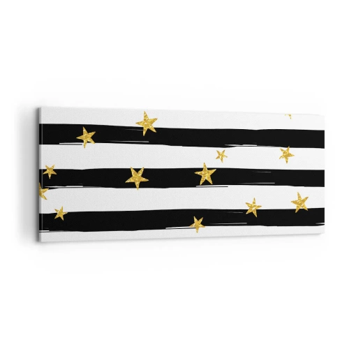 Vászonkép - Mindannyian szerencsés csillag alatt születtünk - 100x40 cm