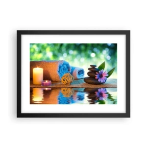 Poszter fehér keretben - Idő a testnek - 40x30 cm