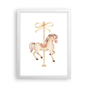 Poszter fekete keretben - Kecses vágtával - 30x40 cm