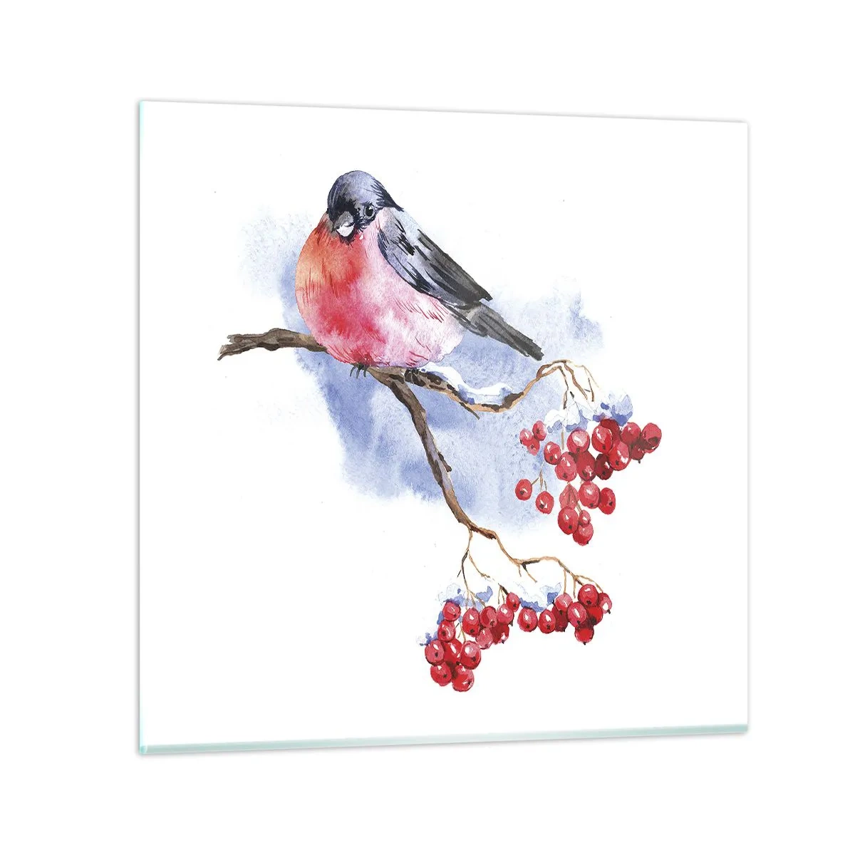 Üveg kép - Téli színben - 70x70 cm