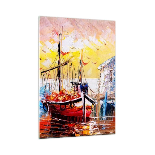 Üveg kép - Boldog visszatérés - 50x70 cm