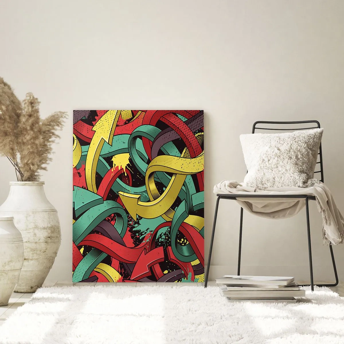 Üveg kép - Melyik az út a cél felé? - 50x70 cm