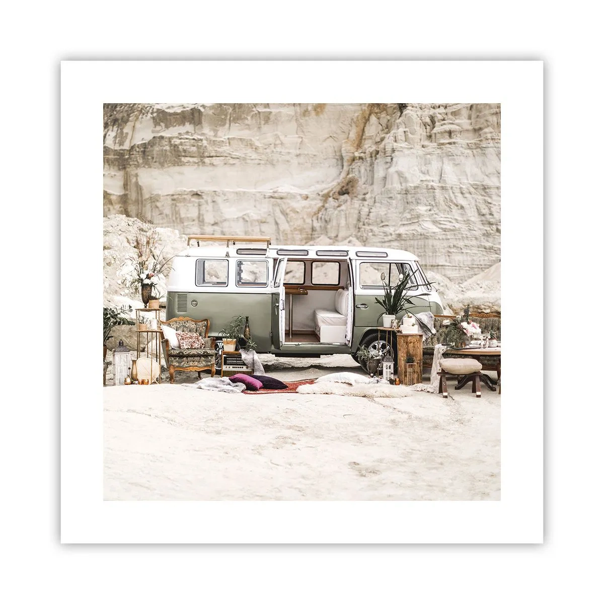 Poszter - Ideje elkezdeni az utazást - 40x40 cm