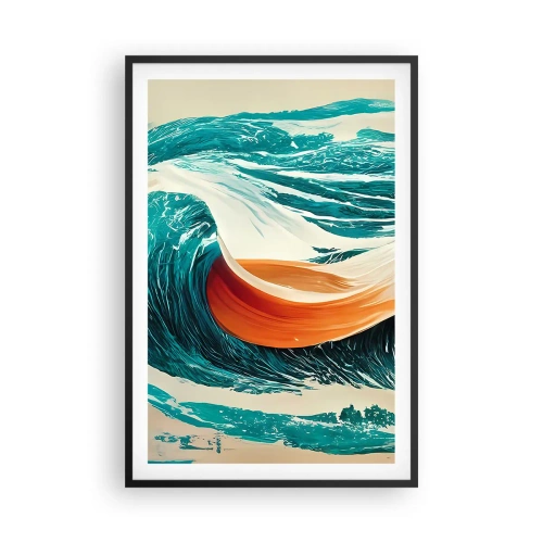 Poszter fehér keretben - Szörfös álma - 61x91 cm