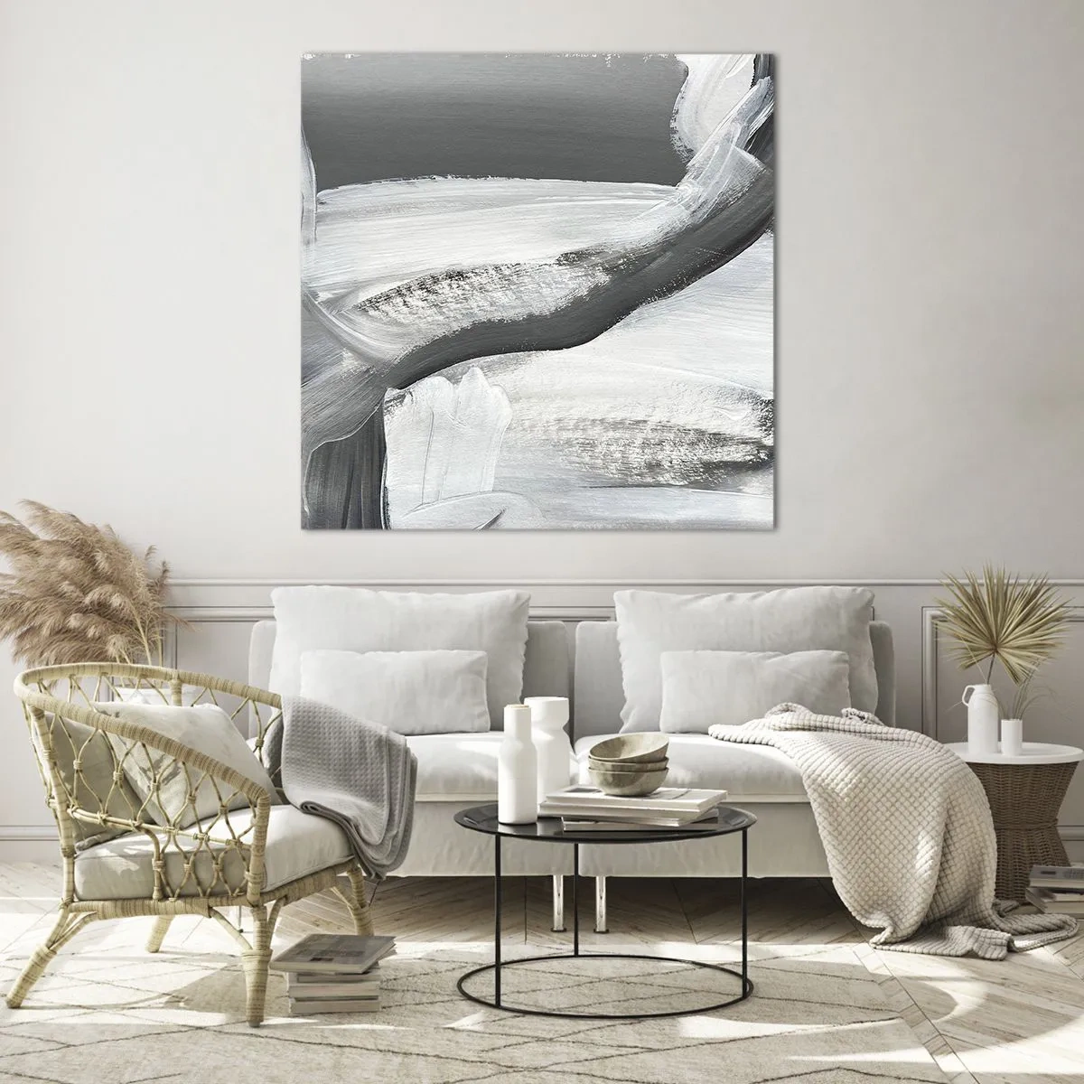 Üveg kép - Határozott mozgással - 30x30 cm