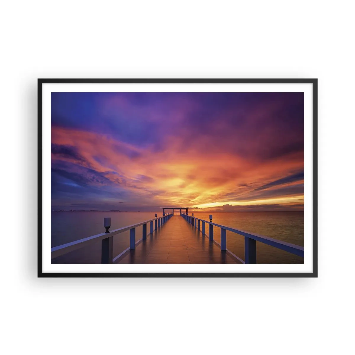 Poszter fehér keretben - Vég nélkül - 100x70 cm