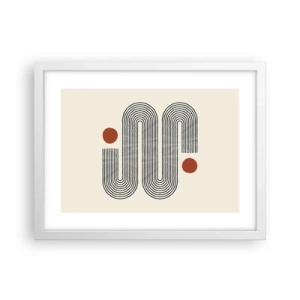 Poszter fekete keretben - Elejétől végéig - 40x30 cm