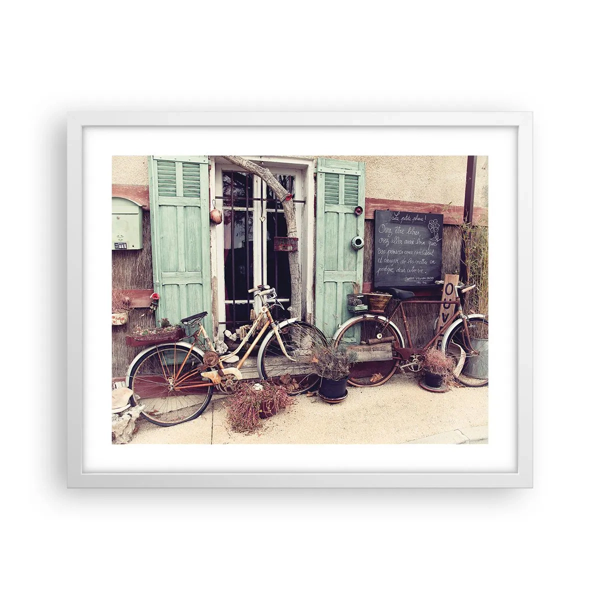 Poszter fekete keretben - Éljen a tartomány - 50x40 cm