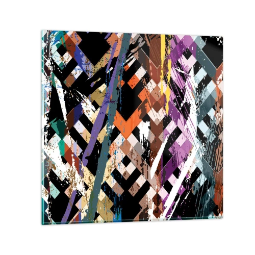 Üveg kép - A négyzeten - 30x30 cm