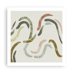 Poszter - Az absztrakció vidám tánca - 60x60 cm