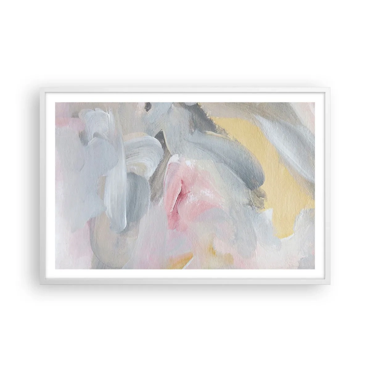 Poszter fekete keretben - Egy pasztell világban - 91x61 cm