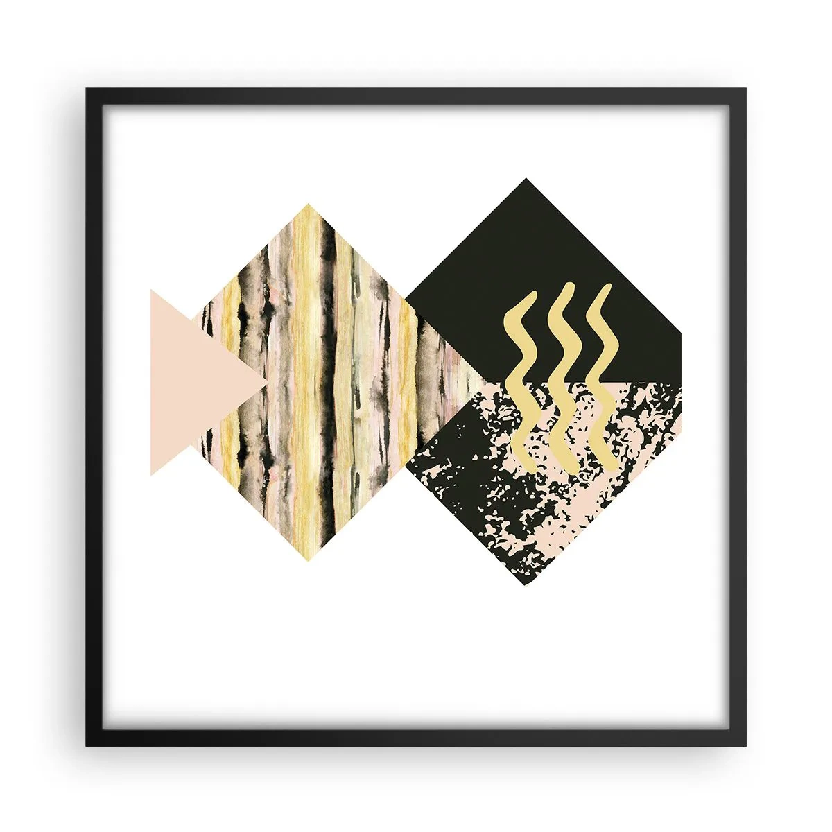 Poszter fehér keretben - Nem olyan egyszerű - 50x50 cm